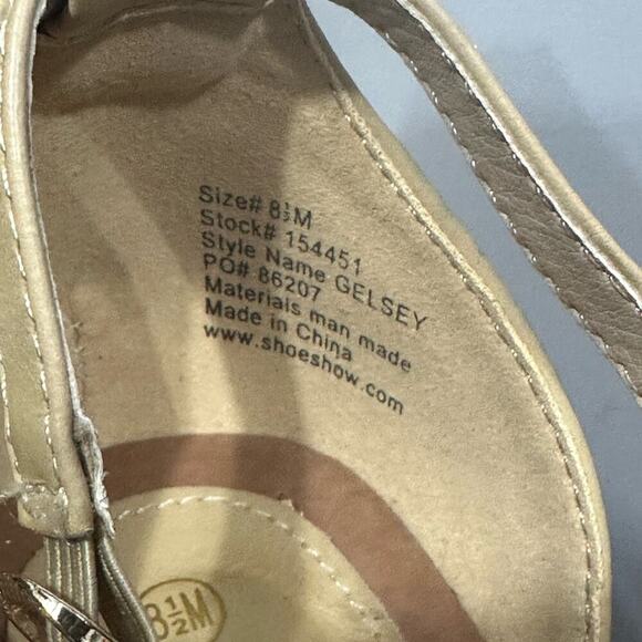 Women Dominique Nicole Gelsey Wedge Heels Size 8.5 - Picture 6 of 9